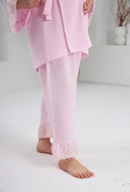 Resim Lolly Babies Pembe Lohusa Takımı | Pamuklu Pijama Seti - L 