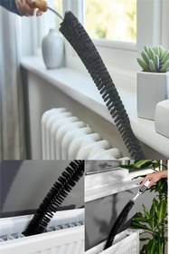 Resim omilife Petek Temizleme Fırçası Pratik Yumuşak Uçlu Kalorifer Petek Temizleme Fırçası 70 cm 