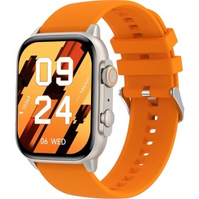 Resim Delixa Zcwatch V1223 Amoled 4.9 cm Hd, Bt Call, Asistan &sağlık Yaşam Koçu, Gps Akıllı Saat (Turuncu) 