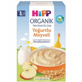 Resim Hipp Organik Yoğurtlu Meyveli Tahıl Bazlı 8+ Ay Kaşık Maması 250 gr 