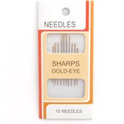 Resim Moonstar 1Y-3399 Sharps Gold-Eye El Dikiş İğnesi 