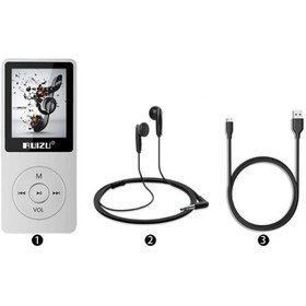 Resim Ruizu X02 Ultra Ince Mp3 Çalar 4gb Fm Radyo Beyaz 