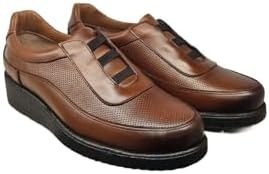 Resim Öztürk Napa Shoes Kadın Hakiki Deri Sıkıştırılmış Köpük Taban Rahat Ultra Hafif Günlük Dolgu Topuk Ayakkabı PRA-12844499-555140 