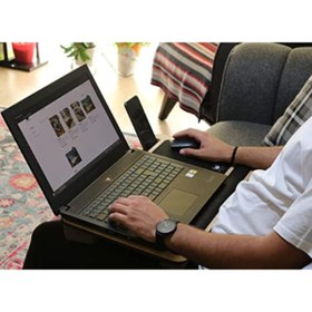 Resim Yıldızan Axolotl Telefon Ve Tablet Bölmeli Minderli Laptop Sehpası Notebook Bilgisayar Çalışma Masası, Antik 