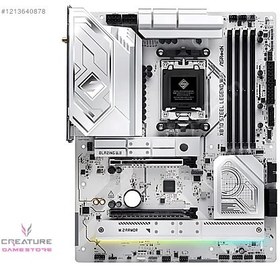 Resim ASRock X870 Steel Legend WiFi 7 DDR5 8000mhz (OC) RGB M.2 AM5 