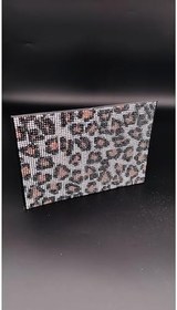 Resim EFEAKS Taşlı Ruhsat Kılıfı Leopar Sarı 
