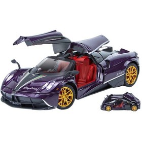 Resim Forestbird1:24 Pagani Çin Ejderha Arabası-mor 