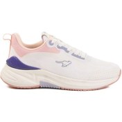 Resim Aspor Beyaz Pudra Memory Foam Kadın Spor Ayakkabı Çok Renkli 