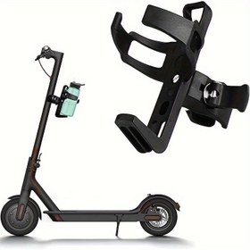 Resim 360° Dönebilen Bisiklet & Scooter Su Şişesi Tutacağı - Dayanıklı PP Malzeme, Siyah - Elektrikli Scooterlar, Dağ Bisikletleri & Açık Hava Bisikleti için Güvenli Kelepçe - Bisikletçiler için Mükemmel Hediye, Bisiklet Aksesuarları 
