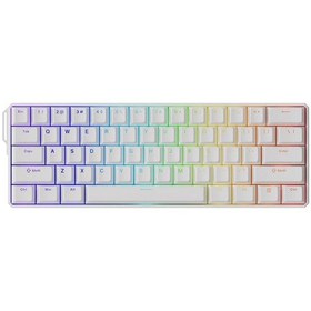 Resim Akko MONSGEEK FUN60 Ultra Shine Through Switch ARGB Kablosuz Mekanik Oyuncu Klavye 