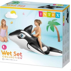 Resim Mena Rise Intex Balina Binici 193X119 cm - 58561 (Lisinya) 