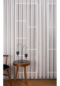 Resim Evdepo Home Kullanıma Hazır Keten Tül Perde (540611657) 