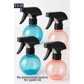 Resim Skygo Modacar Boş Sprey Şişe 4 x 250 ml 4 ADET 250 ml Renkli Sprey Şişe – 4’lü Çok Amaçlı Set 