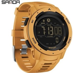 Resim Cloud011 Sarı Sanda 5atm Fitness Saati: Adım Sayar, Kalori Sayacı, Suya Dayanıklı, Spor Koçu Diğer 