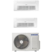 Resim Samsung Wind Free Multi Tek Yön Kaset 1+2 Sistem (AJ050TXJ2KH/EA) 9.000 + 18.000 BTU İç 5.2 Kw Dış Ünite Klima Samsung