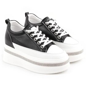 Resim Guja 25Y423-2 Kadın Kalın Taban İçten Dolgulu Tabanı Taşlı Sneaker Ayakkabı 