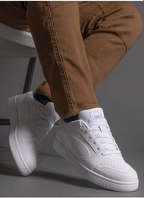 Resim Puma Rebound Low Kısa Beyaz Unisex Sneaker Spor Ayakkabı 39232803 Beyaz 