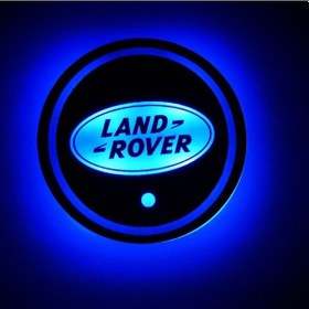 Resim Range Rover İçin Işıklı Bardak Altlığı - Araç İç Dekorasyonu Stüdyo Işığı 