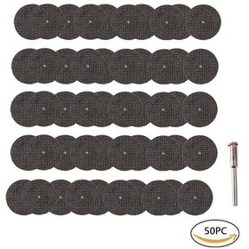 Resim Moveevo 60 Adet Çift Ağ Resin Kesici Disk, 8 Adet Mandrel Ve Tornavida İle Metal Ve İnce Demir Kesim Seti - Elektrikli Taşlama Aksesuarı 