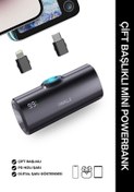 Resim İWALK iWALK LPX001 5000mAh TYPE-C VE LİGHTİNG UYUMLU MİNİ POWERBANK 