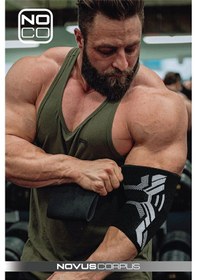Resim Fitness Spor Dirseklik Unisex Elbow Sleeve Spor Antrenman Destek Gym Ortopedik Dirseklik - 1 