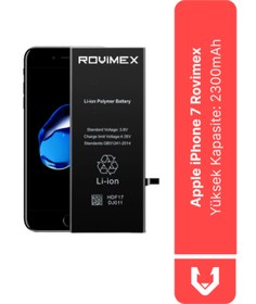 Resim Rovimex Apple Iphone 7g Yüksek Kapasite Batarya Pil - 2300 Mah 