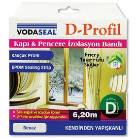 Resim Vodaseal Kapı Pencere İzolasyon Bandı Beyaz 6,2m 