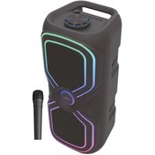 Resim Sunix 20W 2400 Mah 2x4 İnç Bass Mikrofonlu Bluetooth Hoparlör BTS-480 