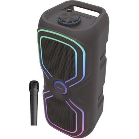 Resim Sunix 20W 2400 Mah 2x4 İnç Bass Mikrofonlu Bluetooth Hoparlör BTS-480 