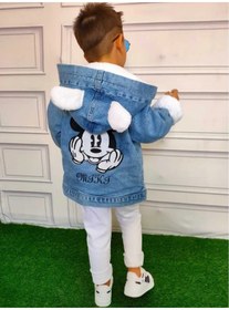 Resim MUMİKİDS Çocuk Kot Mont 