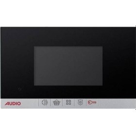 Resim Audio 001181 4.3" Görüntülü Diafon Şube Bus Plus Siyah 