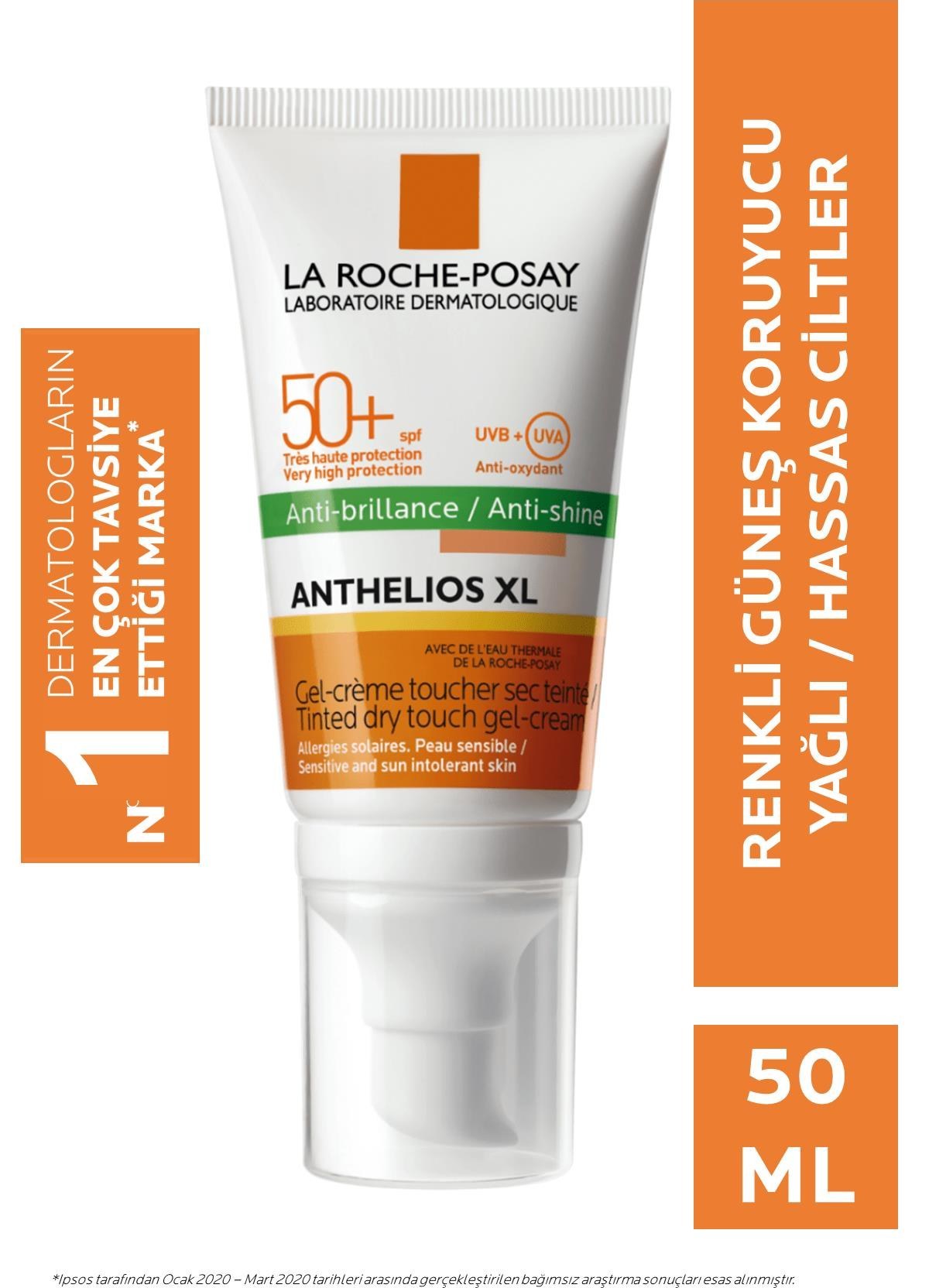 La Roche Posay Anthelios XL Renkli Güneş Jel Kremi SPF50+ 50 ml Fiyatı ve Özelliklerı - Badem