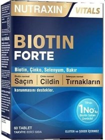 Resim Nutraxin Biotin Forte 60 Tablet 