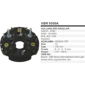 Resim Parçafix Diot Tablasi Mercedes Man Volvo Scania Ikazsiz 