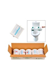 Resim Rulopak Manuel Hijyenik Klozet Kapağı Rulosu 5 x 300'lü Paket 
