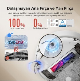 Resim Roborock Qrevo Curv Akıllı Robot Süpürge Beyaz 