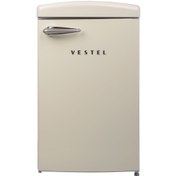 Resim Vestel RETRO SB14511 Bej 122 Lt Statik Buzdolabı 