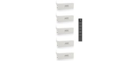 Resim ock concept 5 Adet Cuppon Sp 22 Panjur Giyotin Pergola Alıcısı ve 1 Adet Stilo 5 Kanallı Grup Kumanda Seti 