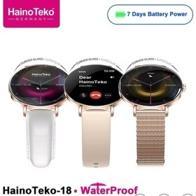 Resim Haino Teko - 18 Amoled Ekran Akıllı Saat Su Geçirmez 7 Gün Pil Süreli Akıllı Saat 