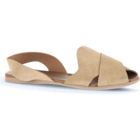 Resim Bueno Shoes Taba Açık Alf Süet Kadın Düz Sandalet 01WA5805 01WA5805 