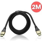Resim Dark 2 Metre 4K 60Hz 18Gbps V2.0 Altın Uçlu Hdmi Kablo 