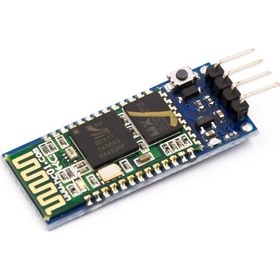 Resim HC05 4 Pin Kablosuz Bluetooth Master + Slave Modülü (Butonlu) 