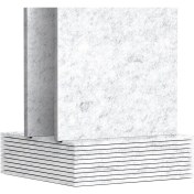 Resim Skyeyyt 12 Paket Akustik Panel, 12 x 12 x 0.3 Inç Duvar ve Tavan Sesi Emici Paneller, Ev Için, Stüdyo Gümüş Gri Kayıt (Yurt Dışından) 