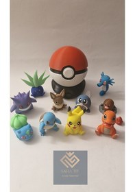 Resim 10'lu Pokemon Seti Ve 1 Adet Poke Topu No:1 