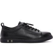 Resim Derimod Erkek Siyah Bağcıklı Deri Sneaker 25SFD690818 