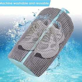 Resim Kapaklı, Yıkanabilir, Oval Desenli Ayakkabı Çantası - Deformasyondan Korunan, Nefes Alabilen File Tasarımı, Sneaker Depolama İçin|Oval Ayakkabı Çantası|Nefes Alabilen File Malzeme, Çamaşır Çantaları 