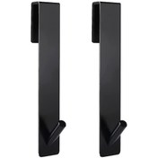 Resim Duş Kapısı Kancaları 7 İnç Siyah 2'li Paket B 