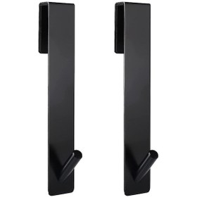 Resim Duş Kapısı Kancaları 7 İnç Siyah 2'li Paket B 