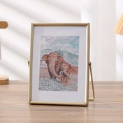 Resim Çağdaş Metal Foto Çerçeve: 15.24-20.32 cm Dikey Tek Çerçeve - Ev Dekorasyonu için Güç Gerekli Değil 