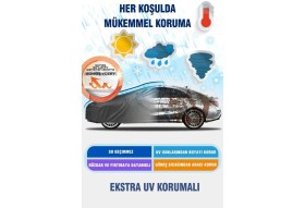 Resim Breen Fiat Marea ile Uyumlu Oto Branda, Araba Brandası, Su ve Güneş Geçirmez Araba Çadırı 